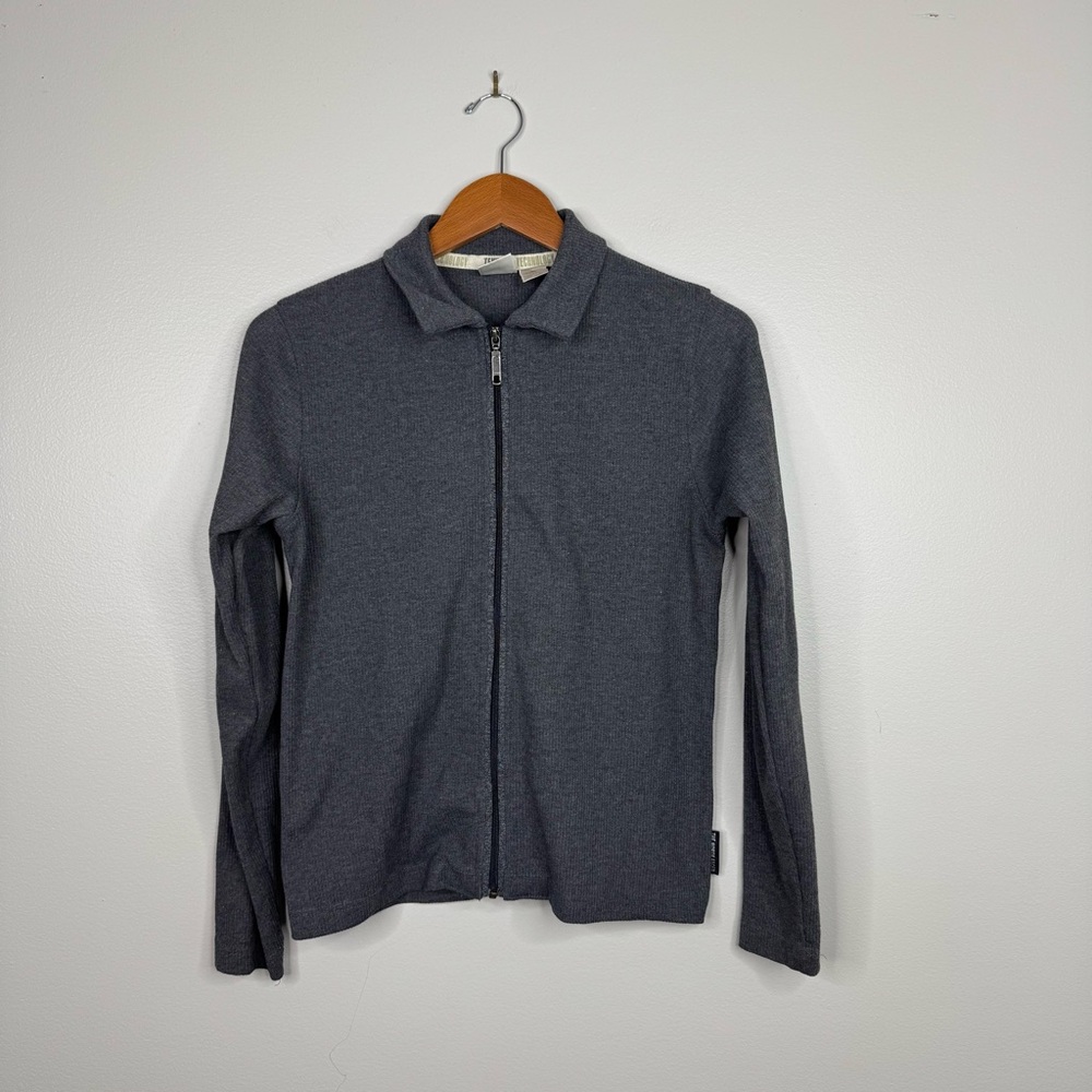 The North Face Thermal Waffle Zip Up Layering Jacket Medium